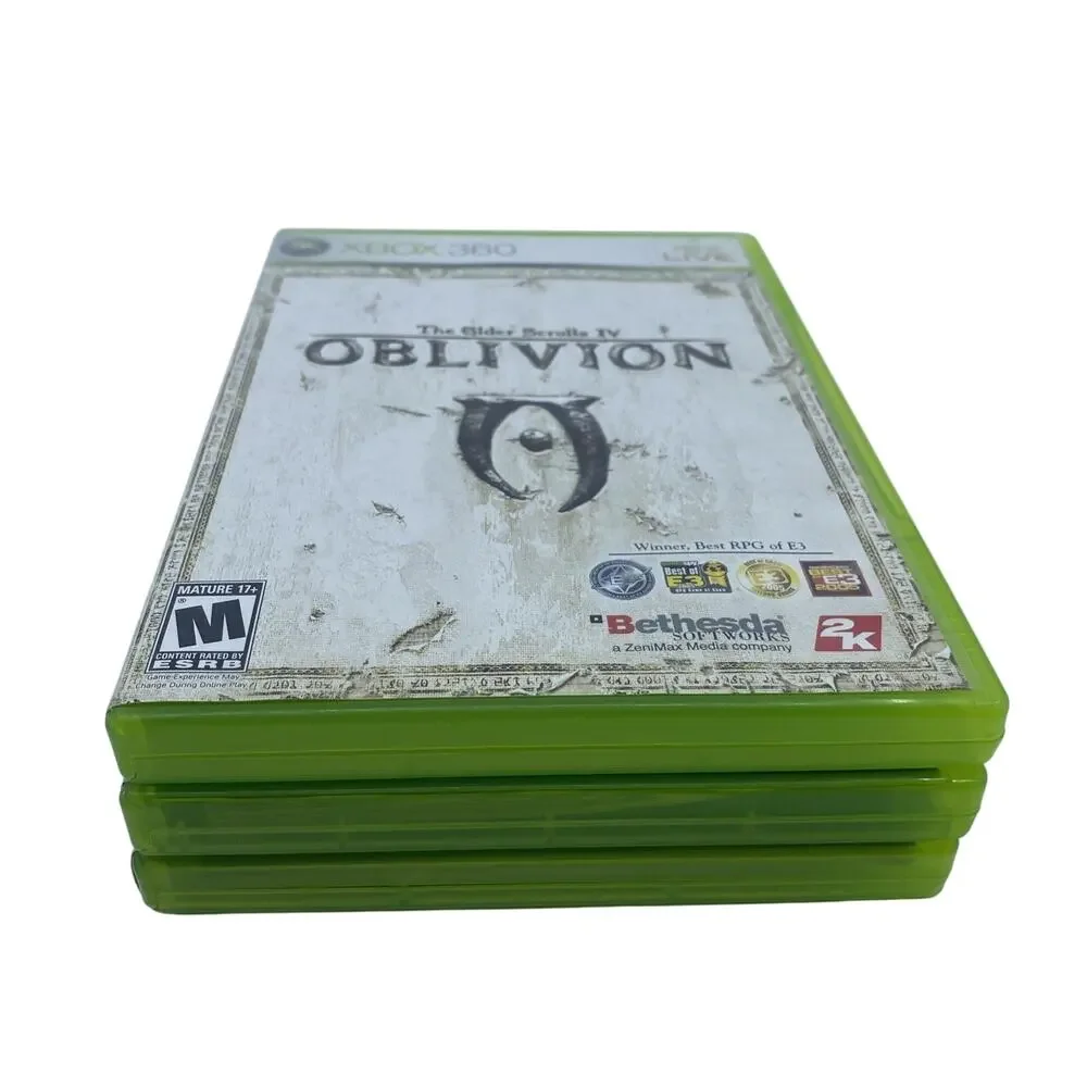 Xbox 360 RPG 3 Game Lot Final Fantasy XIII Oblivion Skyrim Bethesda Square Enix
